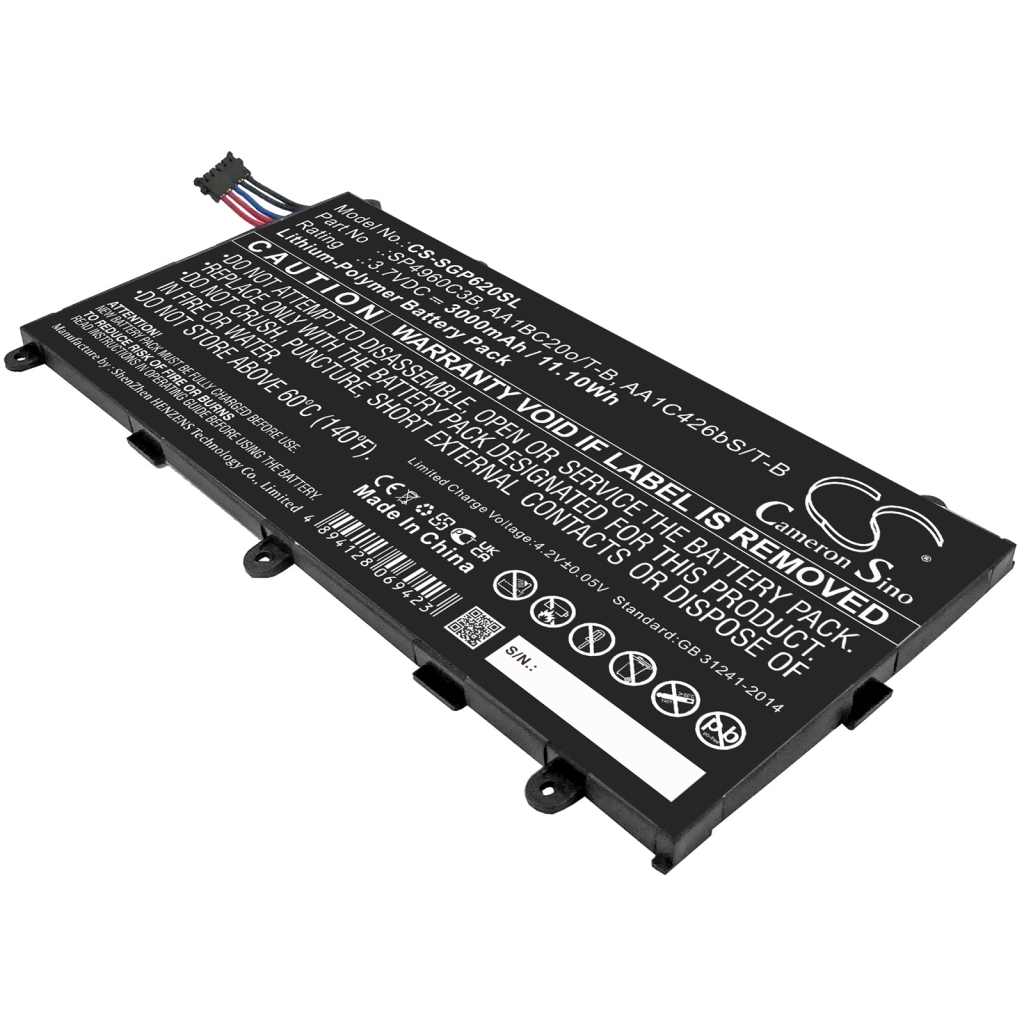 Batterier för surfplattor Samsung CS-SGP620SL