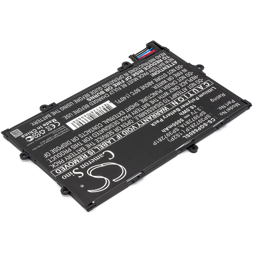 Batterier för surfplattor Samsung CS-SGP680SL