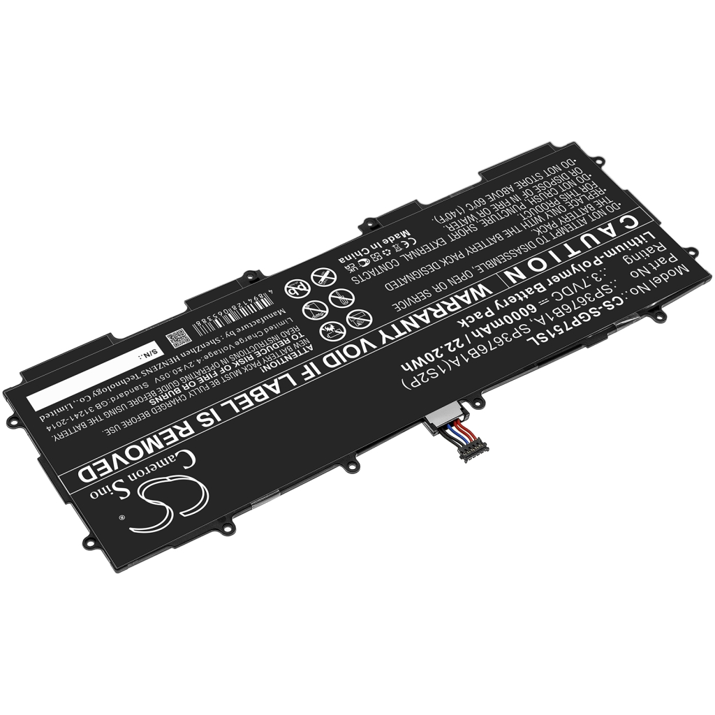 Batterier för surfplattor Samsung CS-SGP751SL