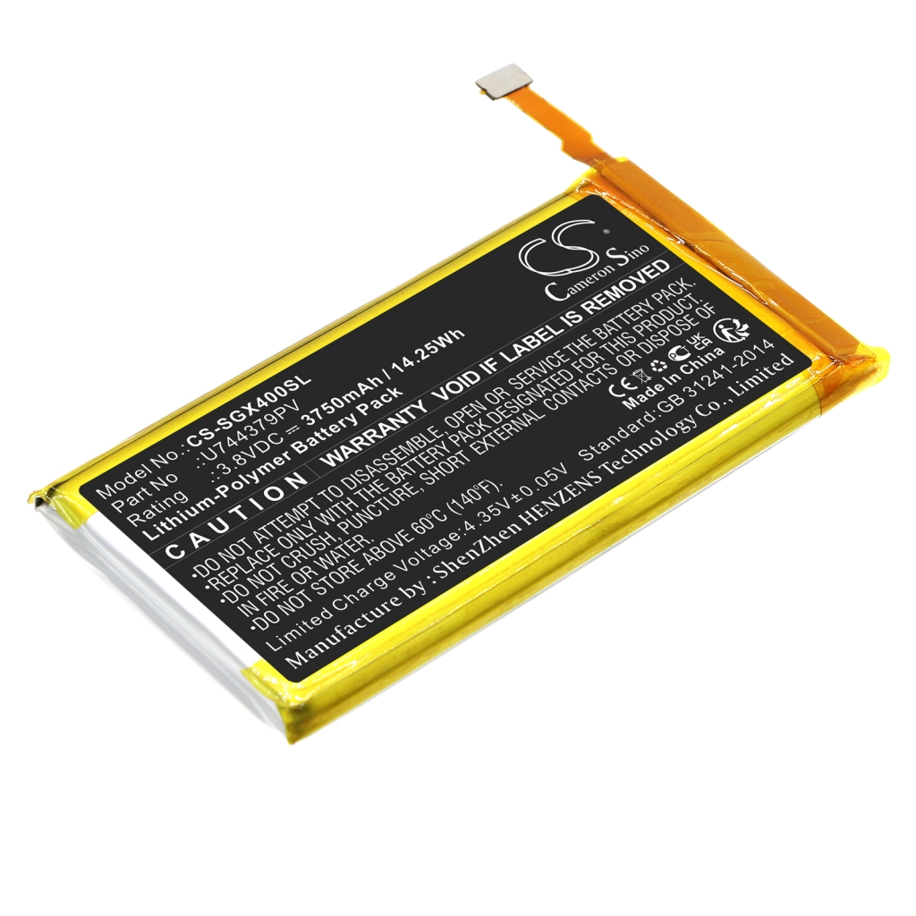 Batterier Ersätter SkyCaddie SX400