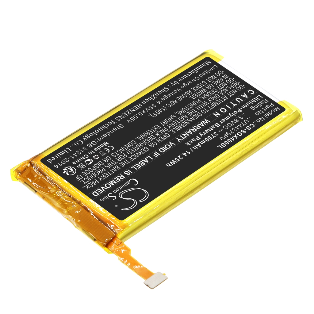 Batterier Ersätter SkyCaddie SX400