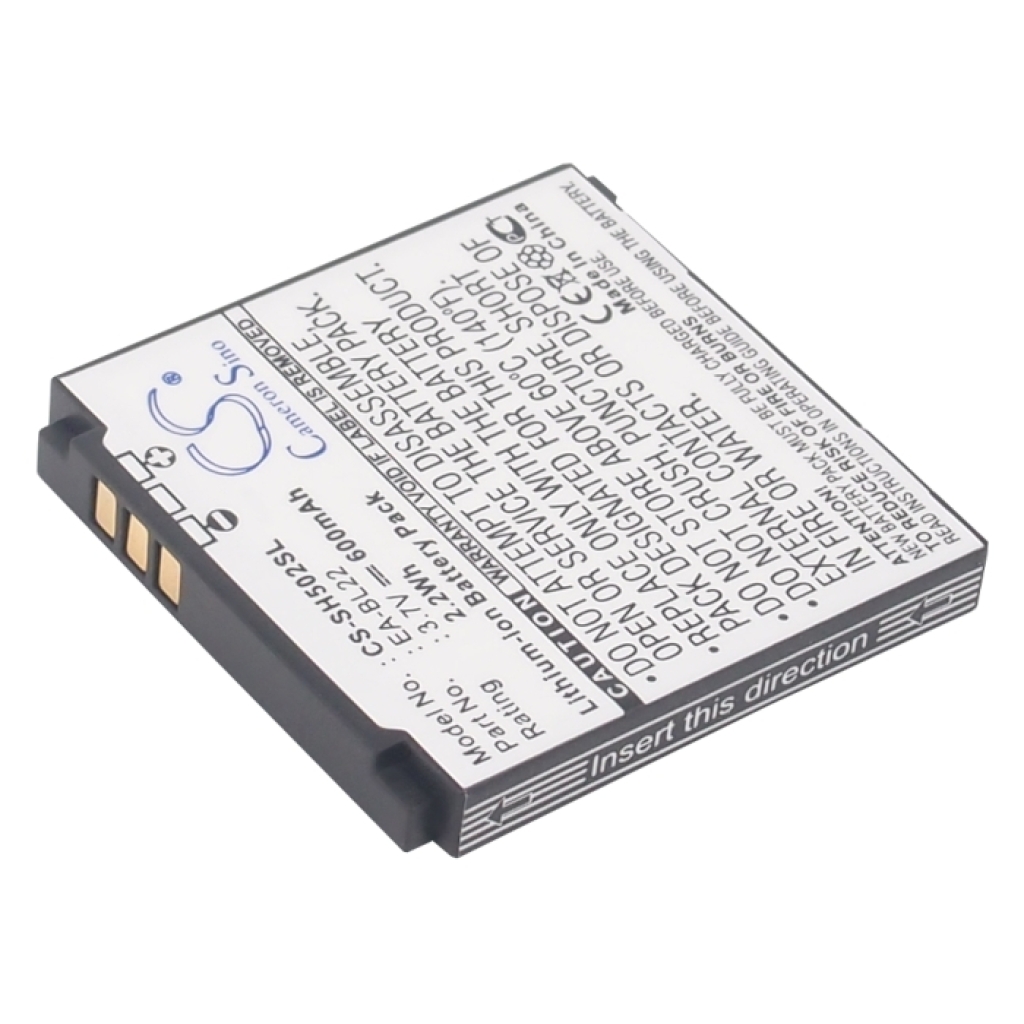 Batterier till mobiltelefoner Sharp CS-SH502SL