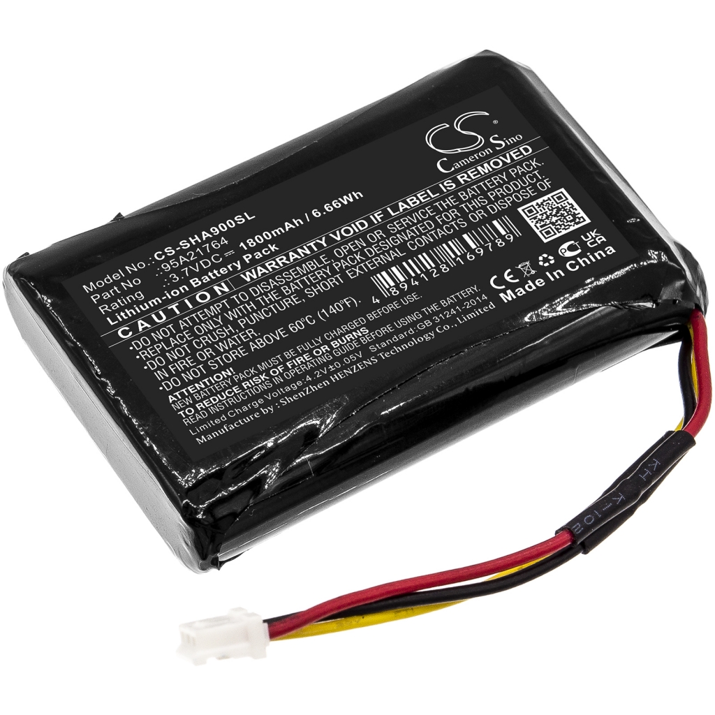 Batterier för förstärkare Shure CS-SHA900SL