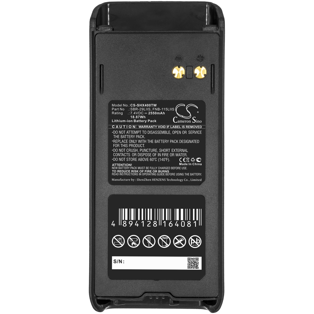 Batterier Ersätter HX400IS