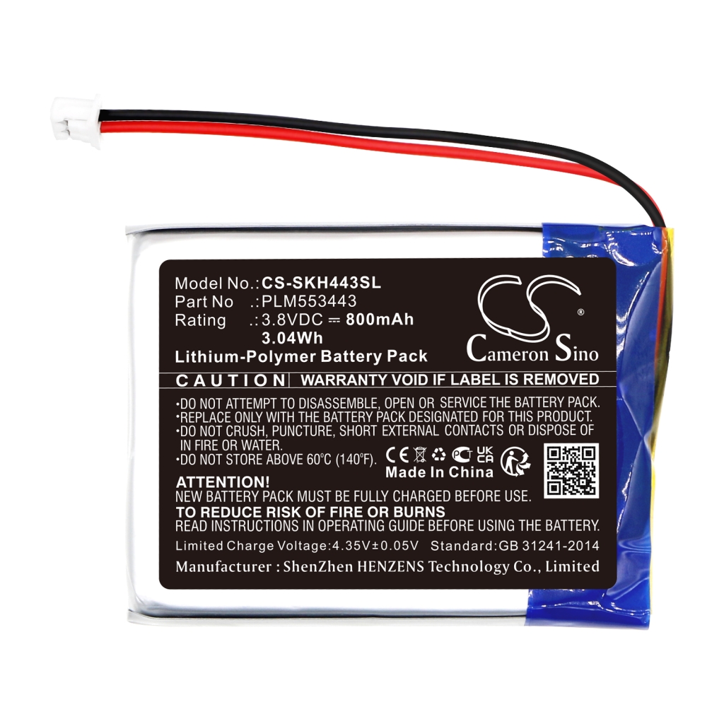 Compatible battery replacement for Skybell PLM553443