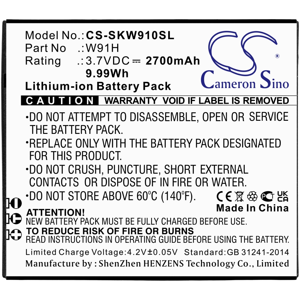 Batterier Ersätter W19