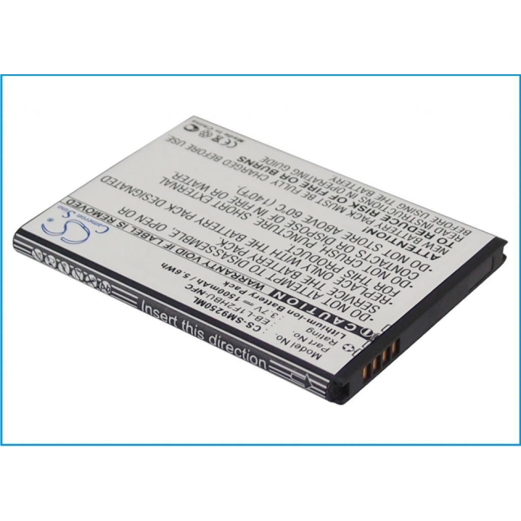 Batterier till mobiltelefoner Samsung CS-SM9250ML