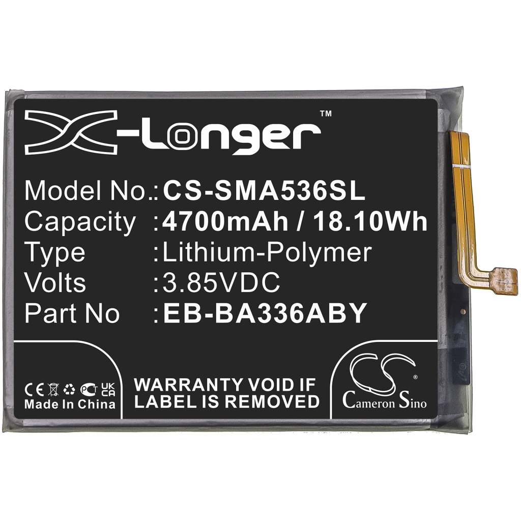 Batterier Ersätter SM-A536T