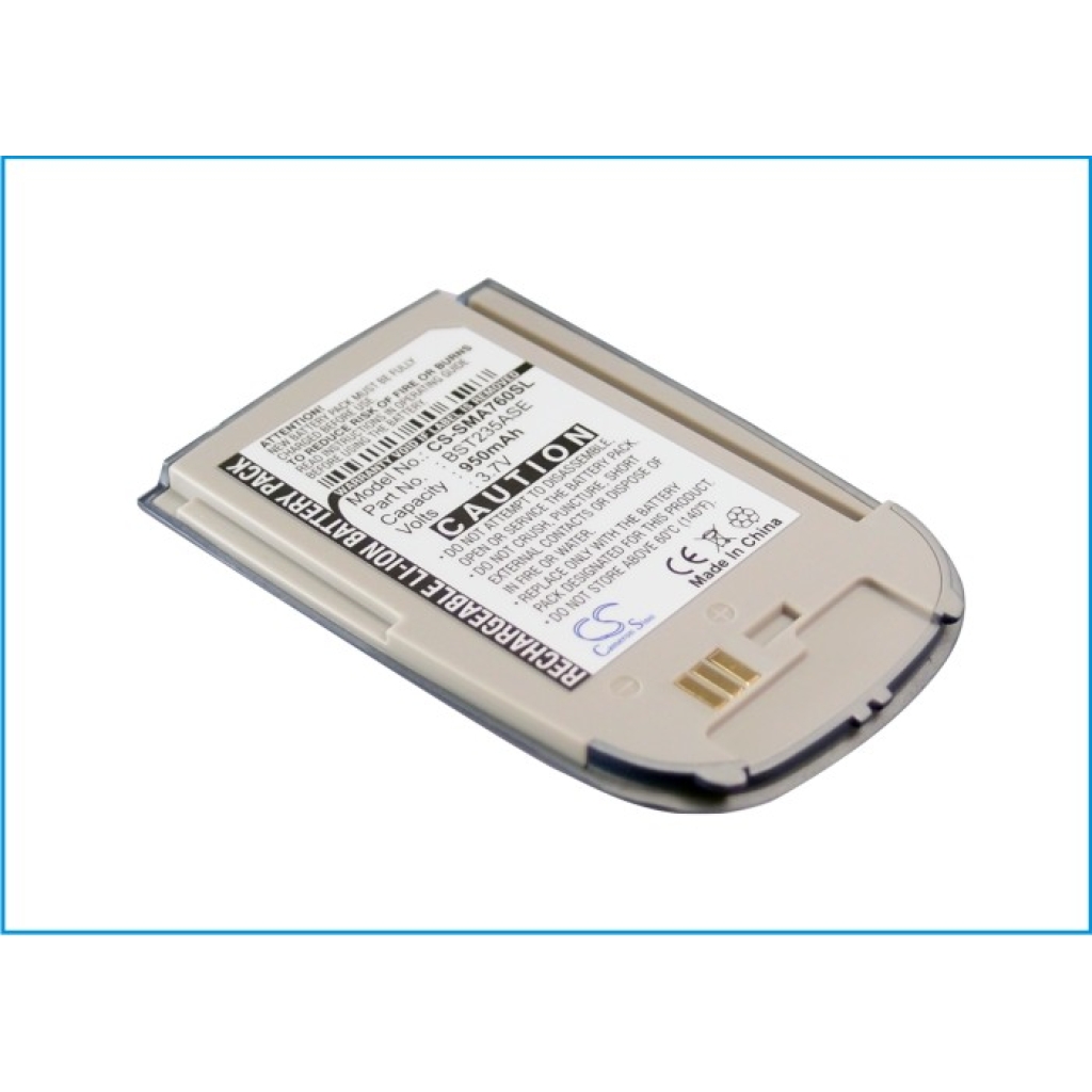 Batterier till mobiltelefoner Samsung CS-SMA760SL