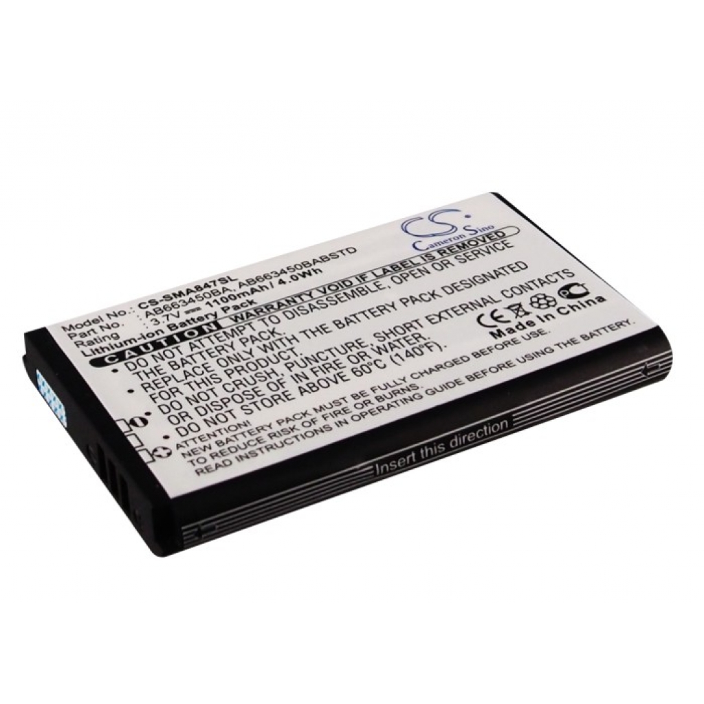 Batterier till mobiltelefoner Samsung CS-SMA847SL