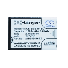 Compatible battery replacement for Samsung AB553446BZ