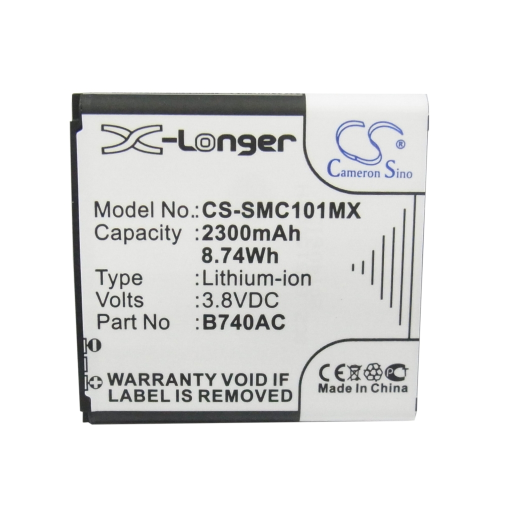 Kamerabatterier Samsung CS-SMC101MX