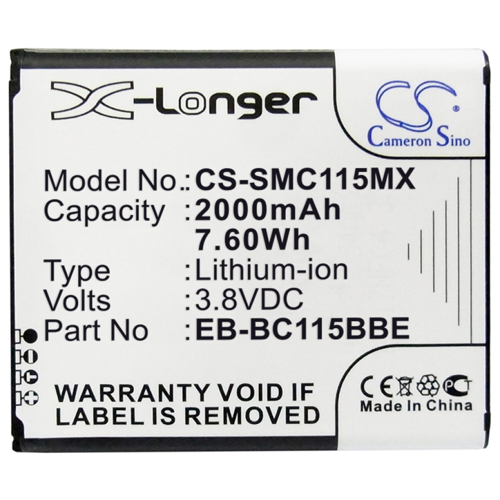 Kamerabatterier Samsung CS-SMC115MX