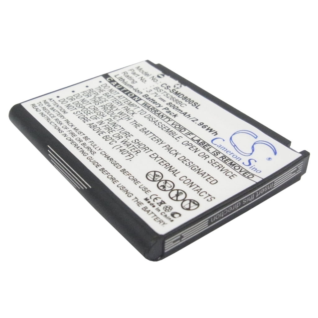 Batterier till mobiltelefoner Samsung CS-SMD800SL