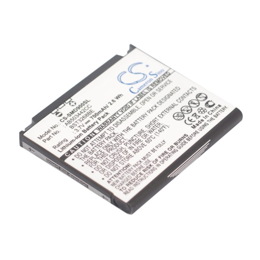Batterier till mobiltelefoner Samsung CS-SMD900SL