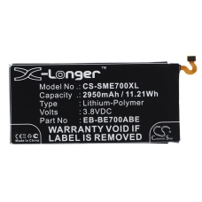 Compatible battery replacement for Samsung EB-BE700ABE