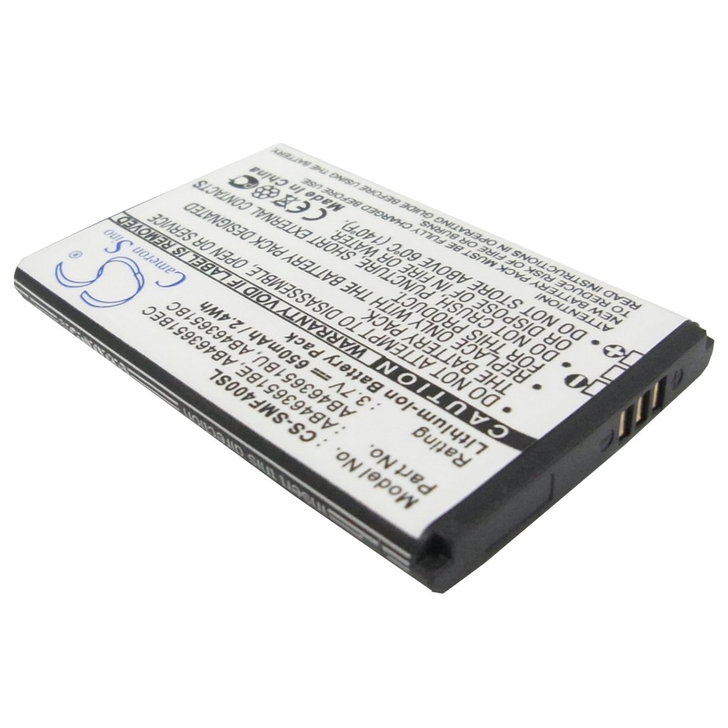 Batterier till mobiltelefoner Samsung CS-SMF400SL