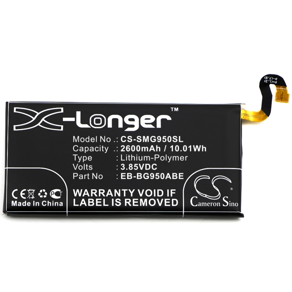 Batterier till mobiltelefoner Samsung CS-SMG950SL