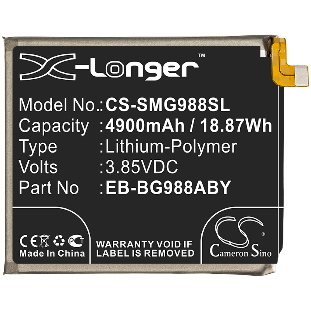 Batterier Ersätter SM-G988U1