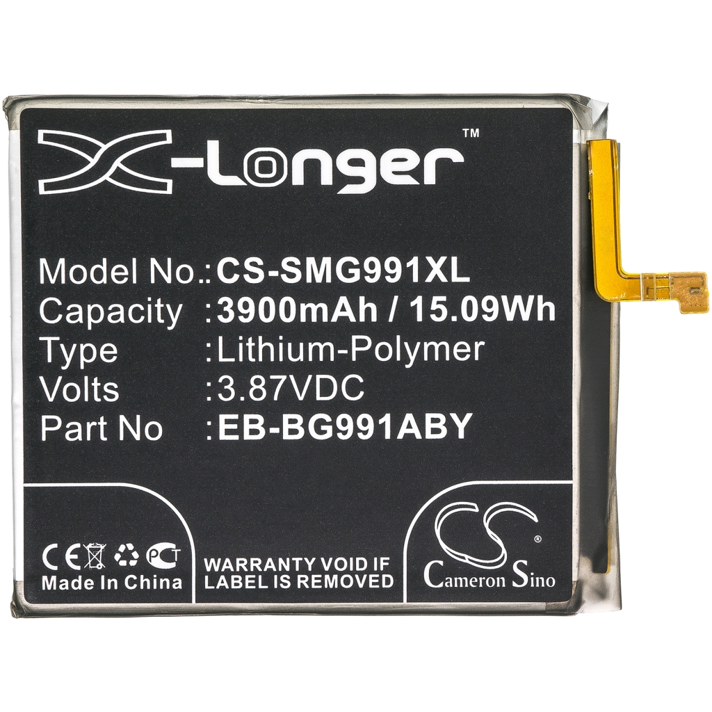 Batterier Ersätter SM-G991B/DS