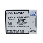 CS-SMI405XL<br />Batteries for   replaces battery EB505165YZ