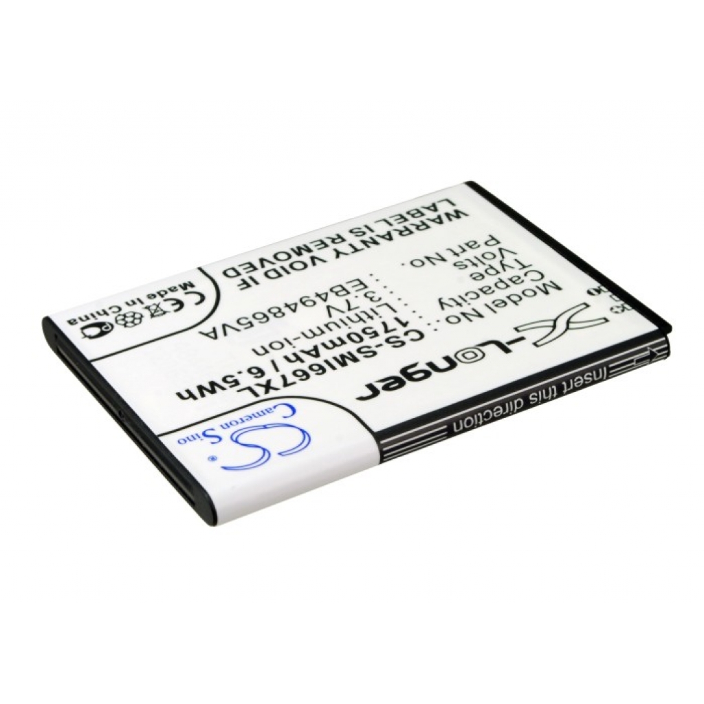 Batterier till mobiltelefoner Samsung CS-SMI667XL