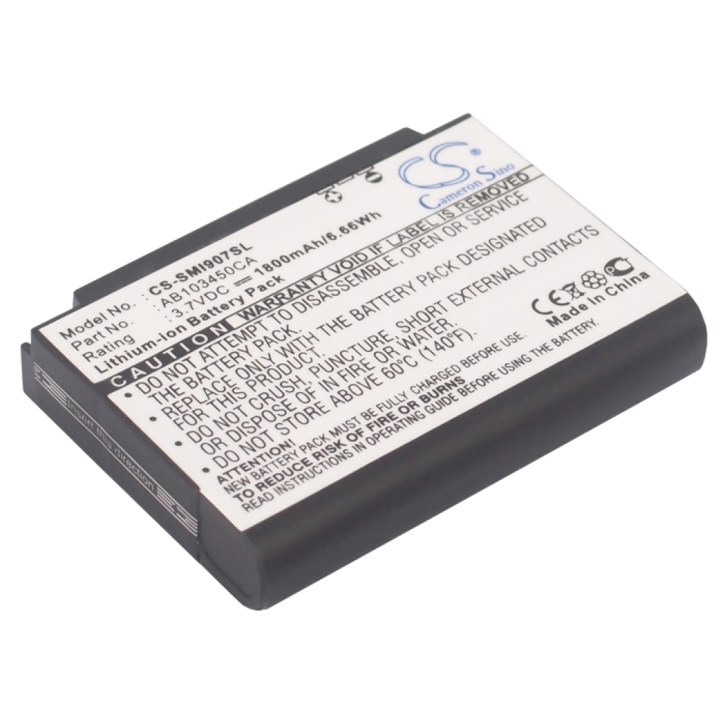 Batterier till mobiltelefoner Samsung CS-SMI907SL