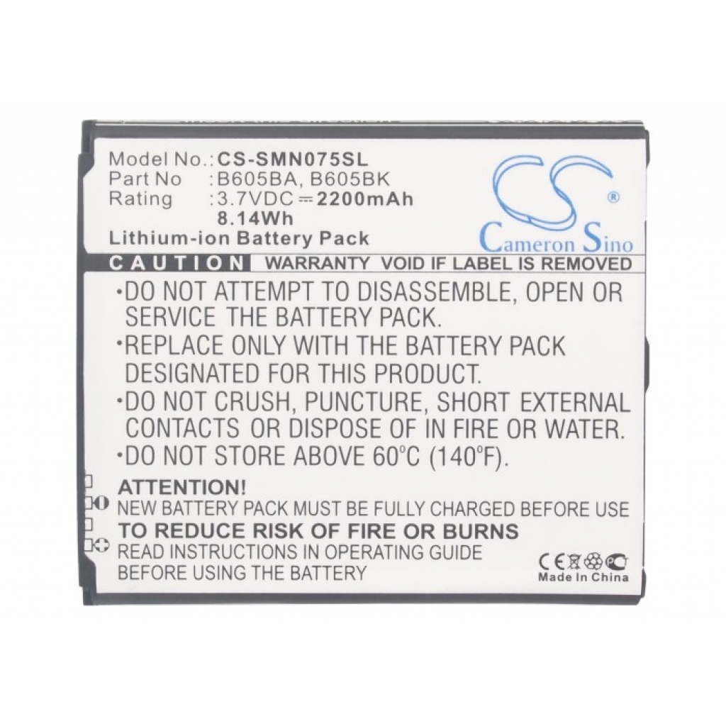 Batterier till mobiltelefoner Samsung CS-SMN075SL
