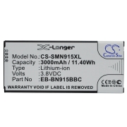 CS-SMN915XL<br />Batteries for   replaces battery EB-BN915BBC