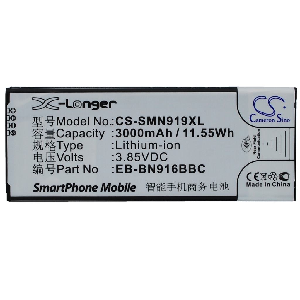 Batterier till mobiltelefoner Samsung CS-SMN919XL