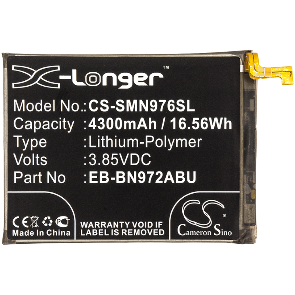 Batterier Ersätter SM-N975F/DS