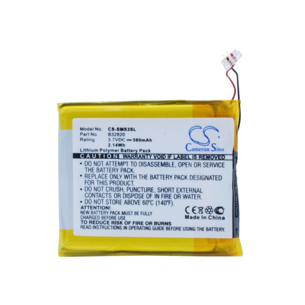 Compatible battery replacement for Samsung B32820