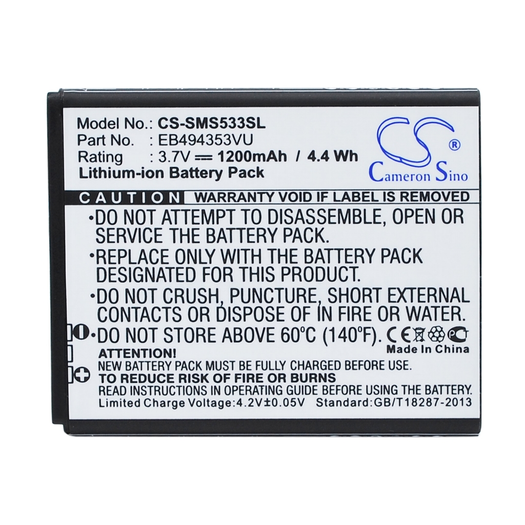 Batterier till mobiltelefoner Samsung CS-SMS533SL