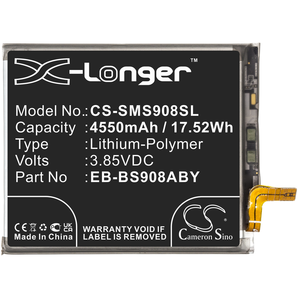 Batterier Ersätter SM-S908B/DS