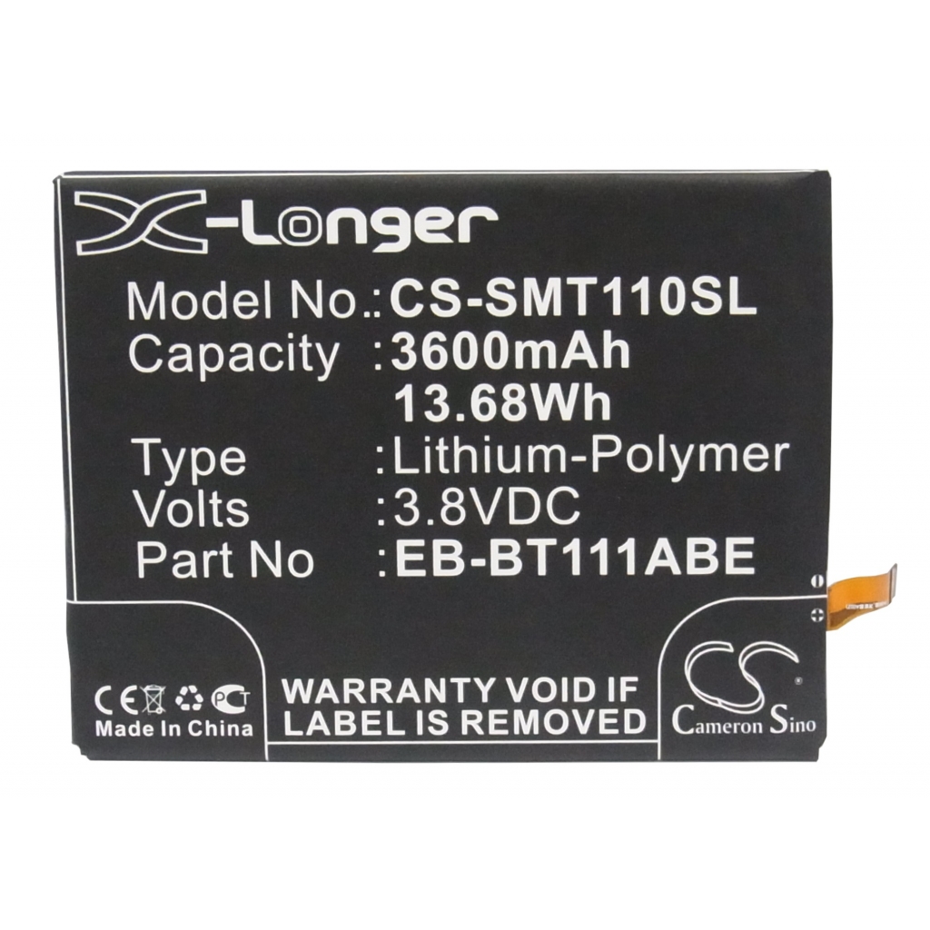 Batterier Ersätter SM-T116IR