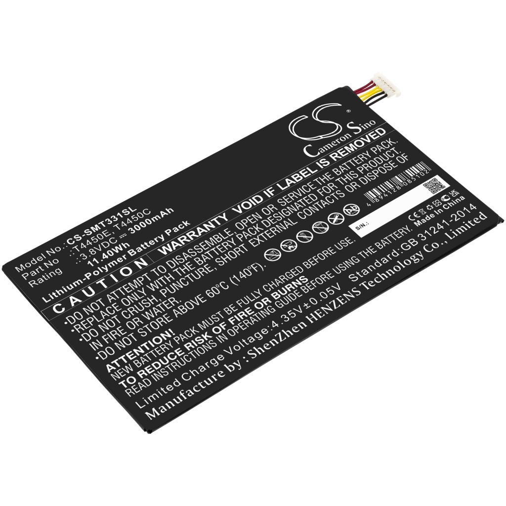 Batterier Ersätter Galaxy Tab4 8.0 LTE