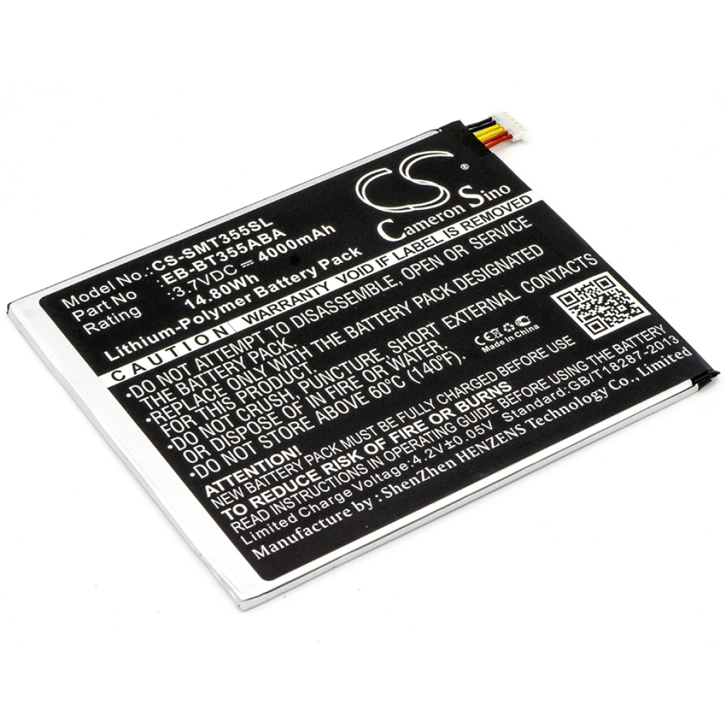 Batterier för surfplattor Samsung CS-SMT355SL