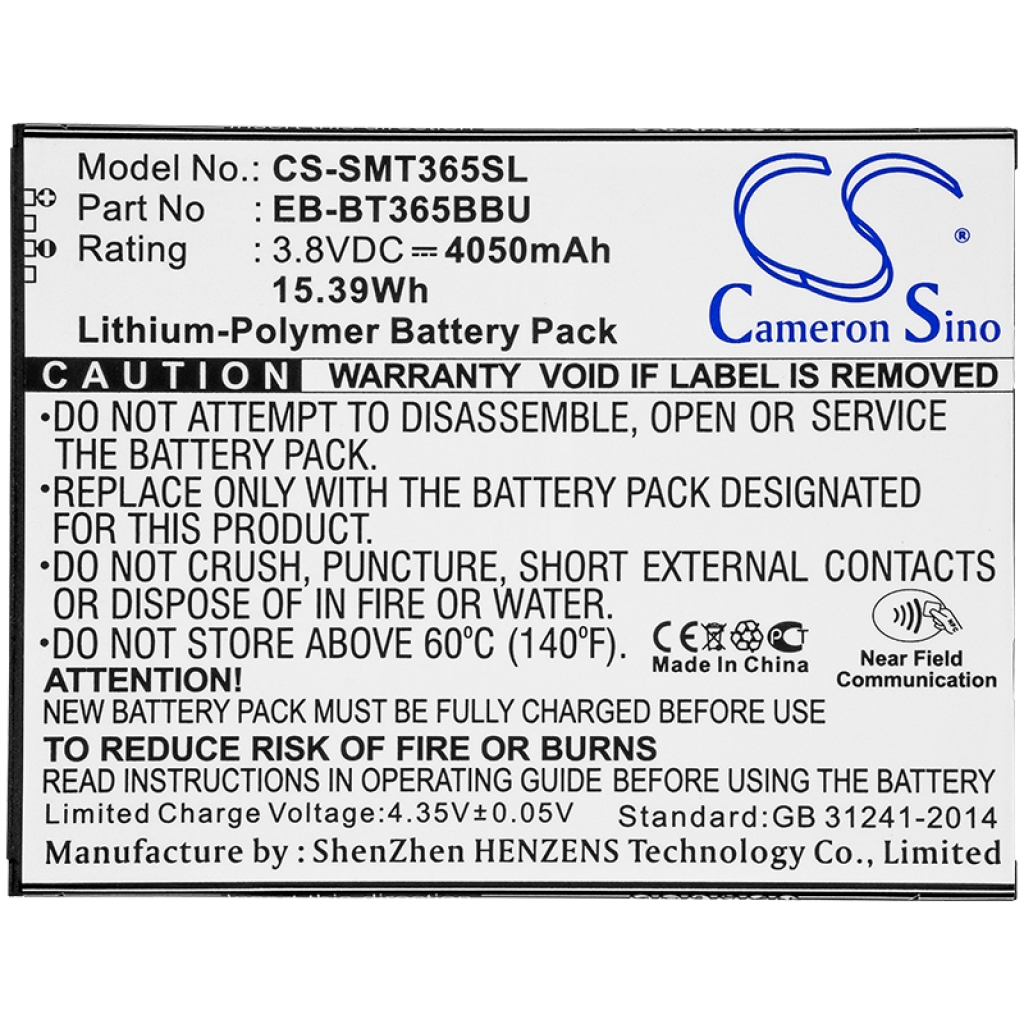 Tablet Battery Samsung SM-T395N