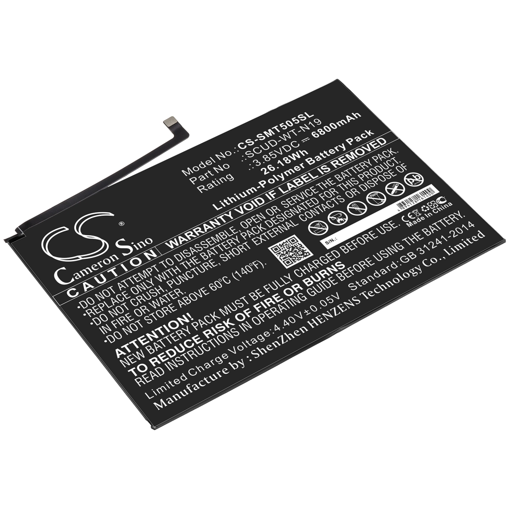 Batterier för surfplattor Samsung CS-SMT505SL