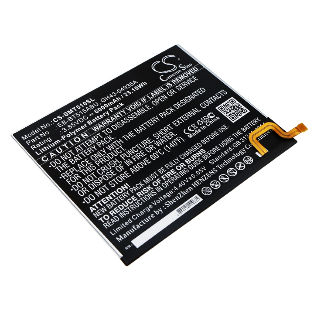 Batterier Ersätter Galaxy Tab A 10.1 2019