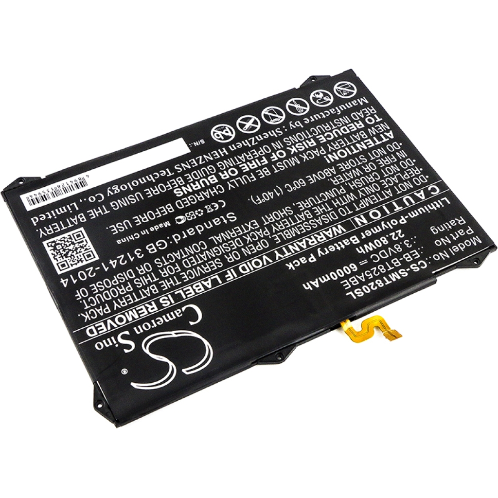 Batterier för surfplattor Samsung CS-SMT820SL