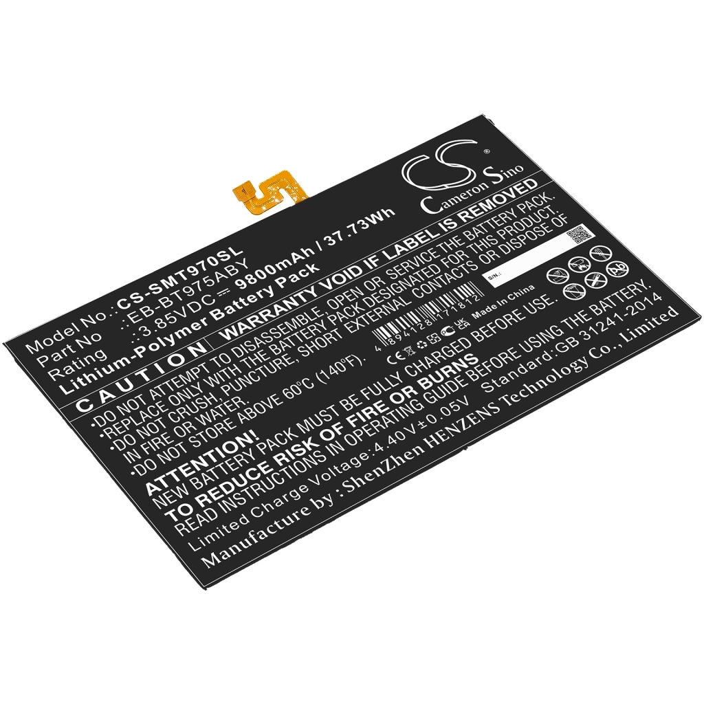 Batterier för surfplattor Samsung CS-SMT970SL