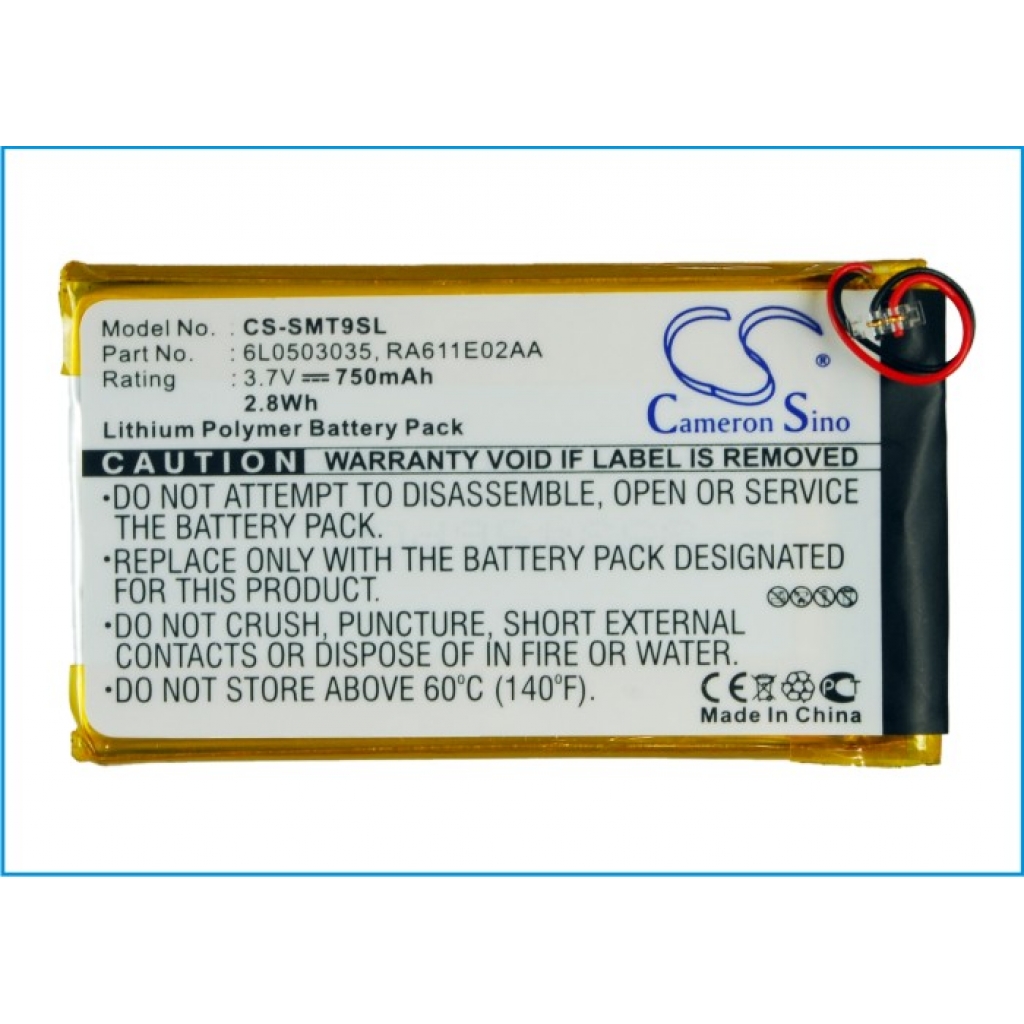 Batterier Ersätter RA611E02AA