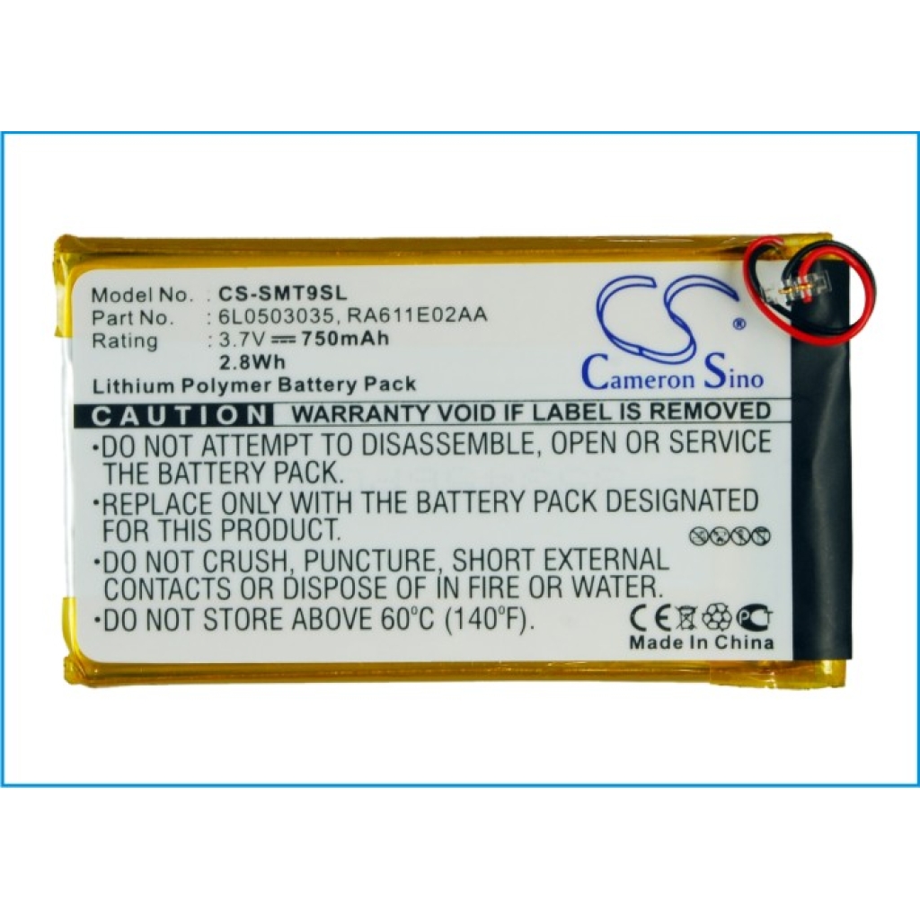 Batterier Ersätter RA611E02AA