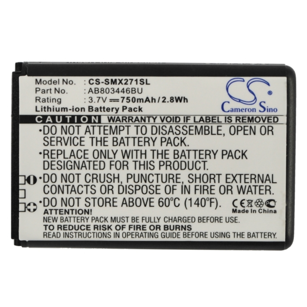 Batterier Ersätter xcover 271