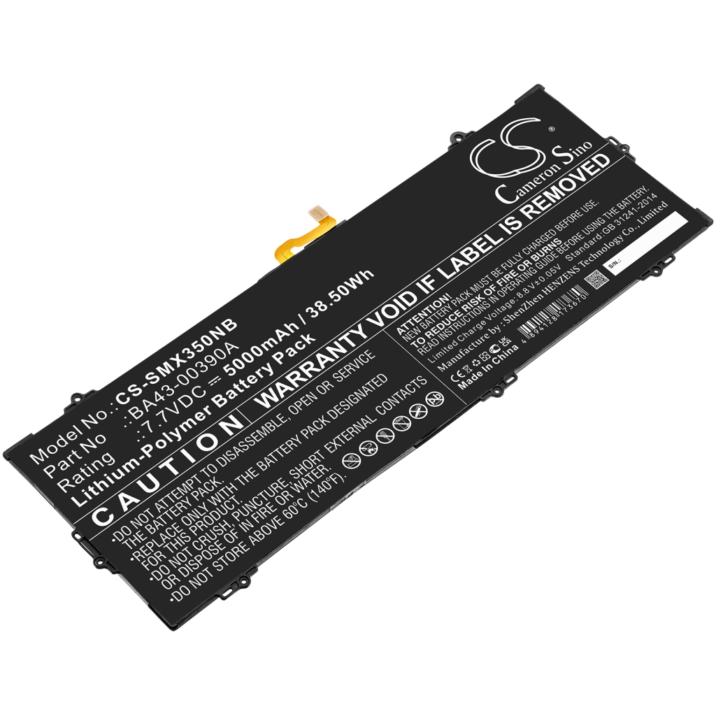 Batterier till bärbara datorer Samsung CS-SMX350NB