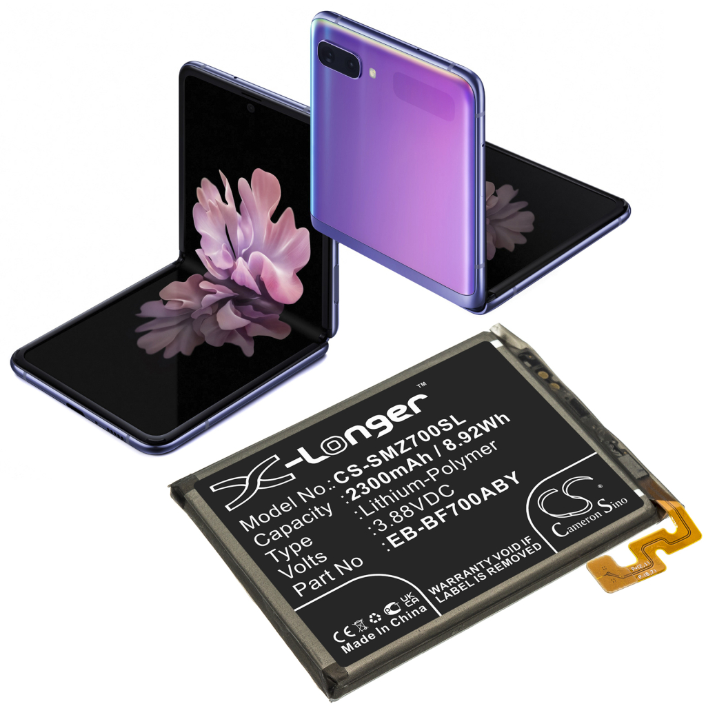 Batterier till mobiltelefoner Samsung CS-SMZ700SL