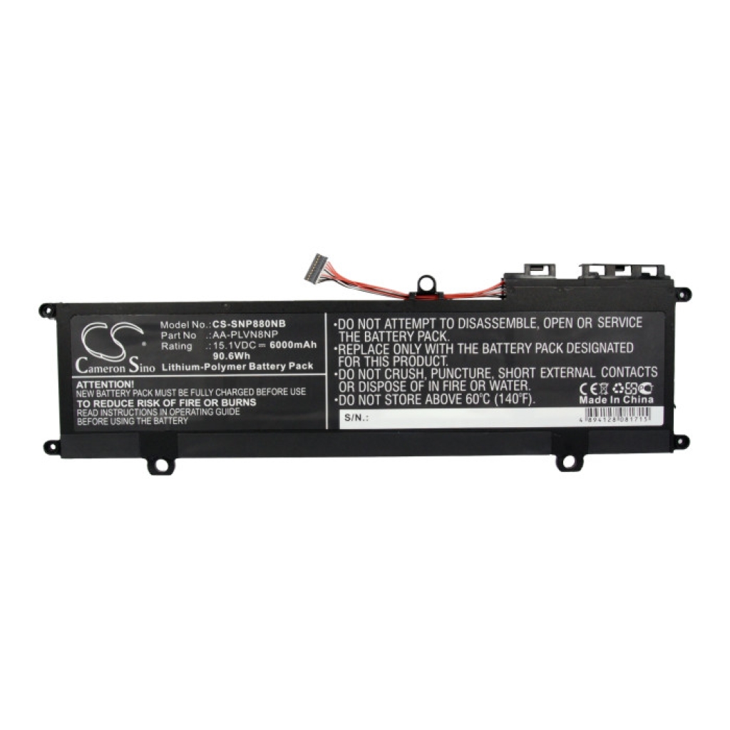 Batterier Ersätter NP880Z5E-X01UB