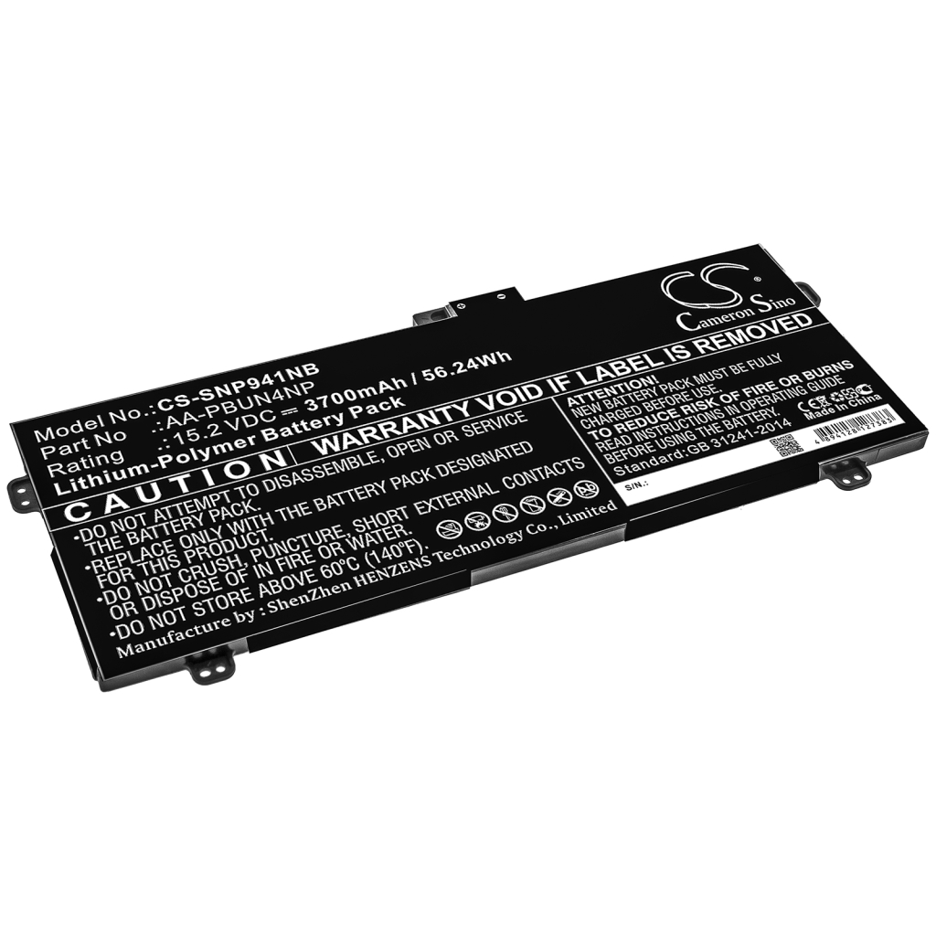 Batterier till bärbara datorer Samsung CS-SNP941NB