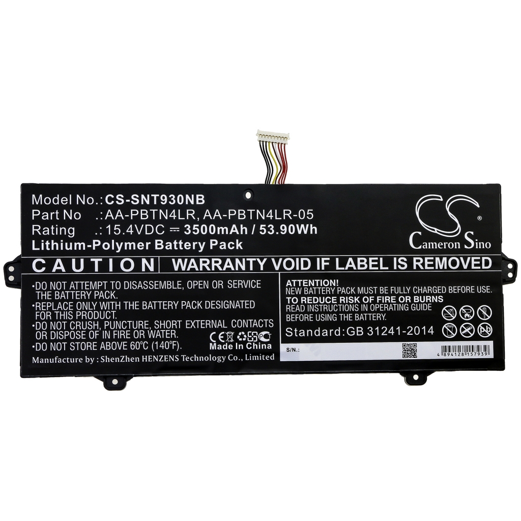 Batterier Ersätter NT850XBC-CSM